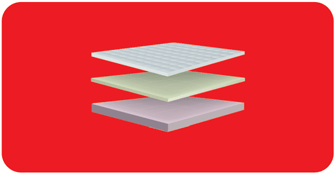 3 ZONE CHARCOAL HIGH RESILIENCE Designed to cater to the different zones of your body, this foam provides ideal reinforcement where you need it most.